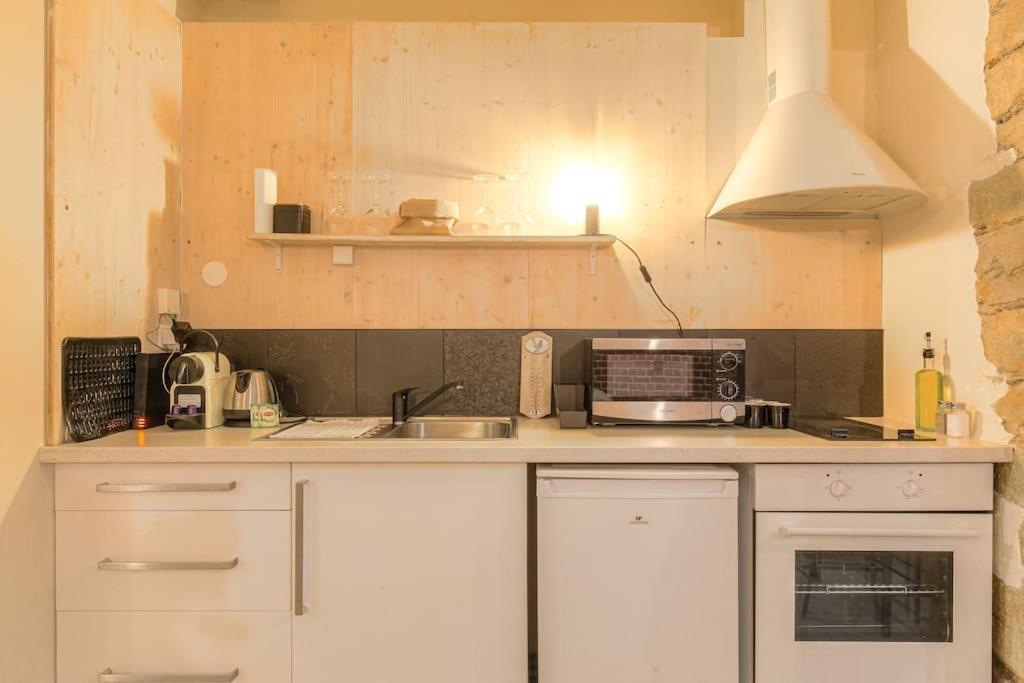 Industrial-Style Studio With Bathtub, Vieux-Лион Екстериор снимка